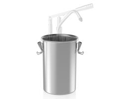 Spremnik od plemenitog čelika - inox - Ø 26,5 cm x 40 cm - kompatibilno s SRK5 - 4,5 l