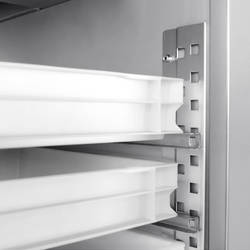 Viskoelkast roestvrij staal ECO - EN 600x400 - 600 liter - met 1 deur
