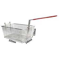 Friteerauskori - 15 L - ruostumatonta terästä - GFK591-40