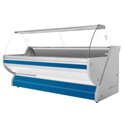 Serve Over Counter - 2965x1150mm - blue front - with lighting - granite worktop - capacity 570 litres