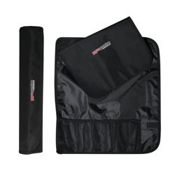 (5 pieces) Knife Set – With Roll Bag - 4 Knives + Honing Steel - Stainless Steel Blades