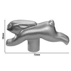 STAUB | Bouton - Lapin - inox