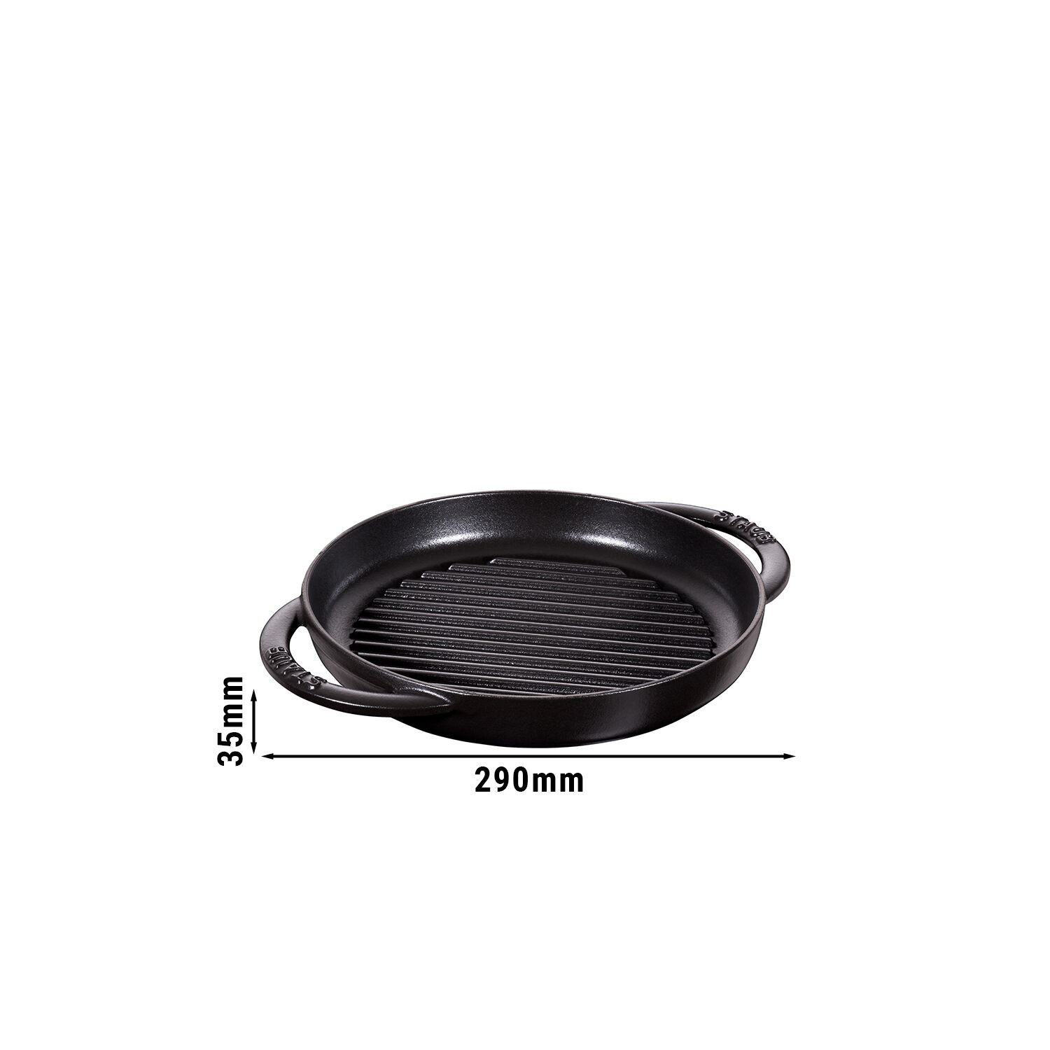STAUB | GRILL PANS - Pure Grill - Ø 230 mm - Fonte - Noir        