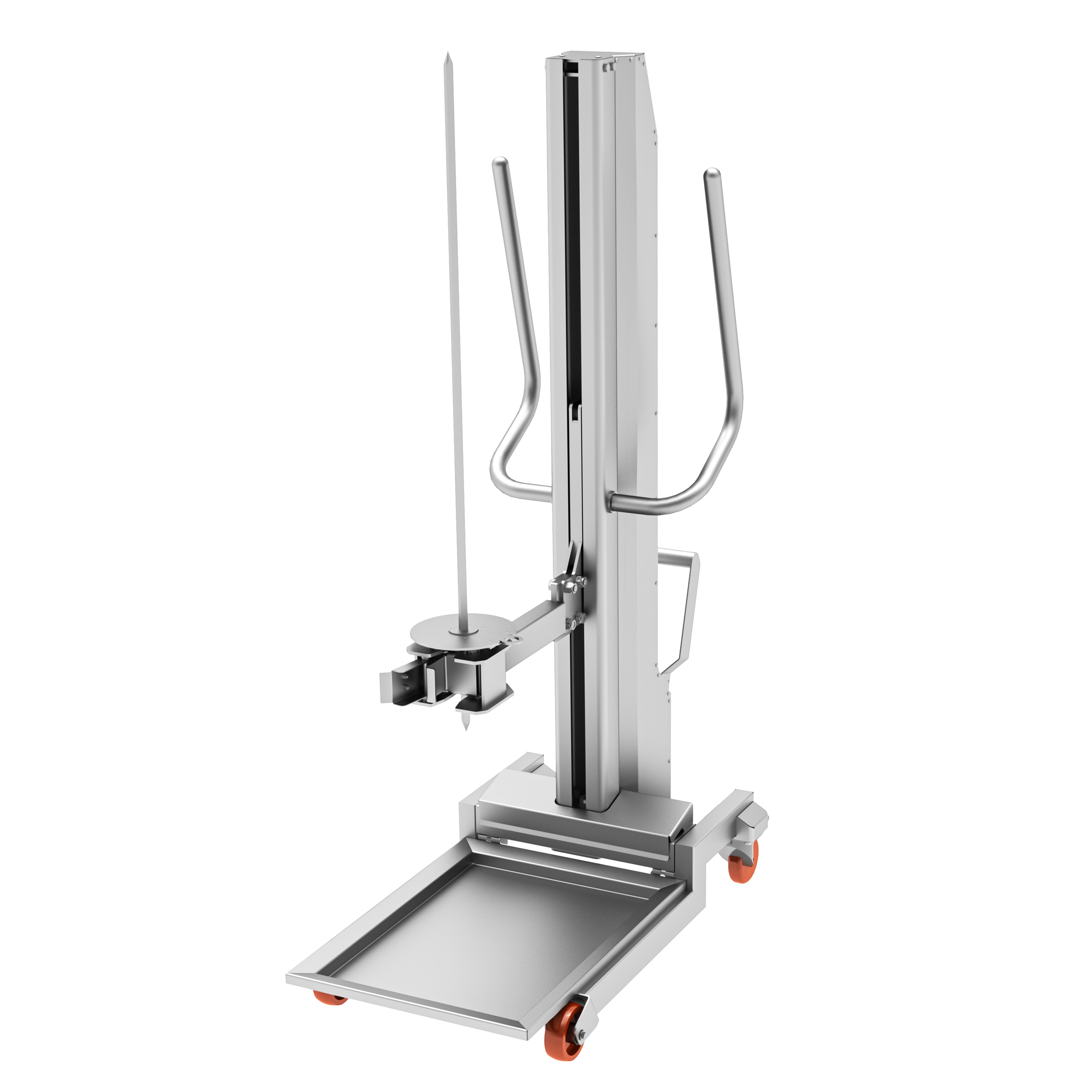 Élévateur à kebab pour broches à döner 15 × 15 mm – charge maximale : 350 kg