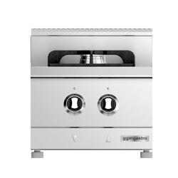 Fogão a gás de bancada - 12kW - 2 queimadores