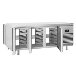 Bakkerij koelwerkbank Premium PLUS - 2185x800mm - met deuren aan beide zijden