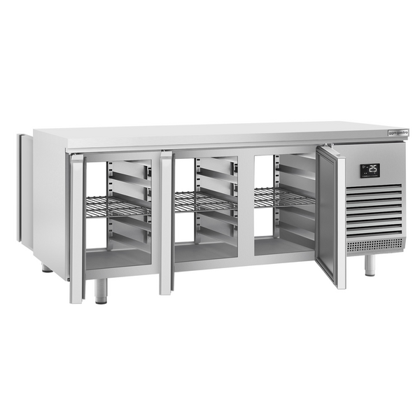 Bakkerij koelwerkbank Premium PLUS - 2185x800mm - met deuren aan beide zijden