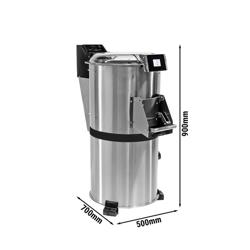 Pelapatate elettrico professionale con timer - 200kg/h - 550W - 380V - 900giri/min