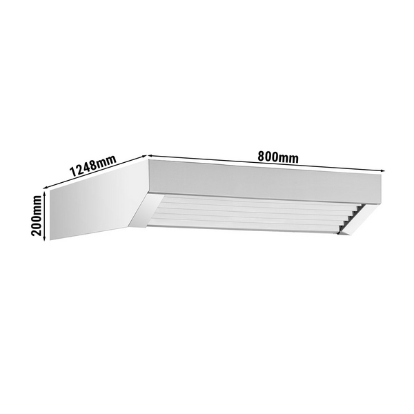 Campana 0,8 m - con motor y condensador
