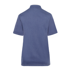 KARLOWSKY | Traper ženska kuharska jakna kratkih rukava - Vintage Blue - Veličina: 40