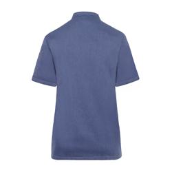 KARLOWSKY | Jachetă de gătit pentru femei cu mânecă scurtă, stil blugi - albastru vintage - mărimea: 42