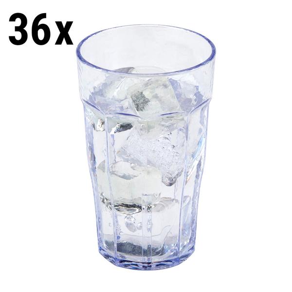 (36 piezas) CAMBRO | LAGUNA - Taza para beber - 355 ml - Sin BPA - Transparente