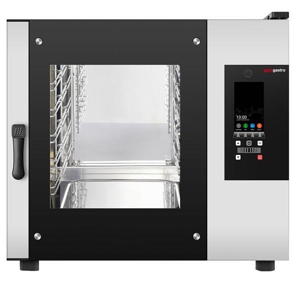 Kombi Fırın Tezgahüstü - Dokunmatik Ekranlı - 5x GN 1/1 - Elektrikli - dâhil: İç şase