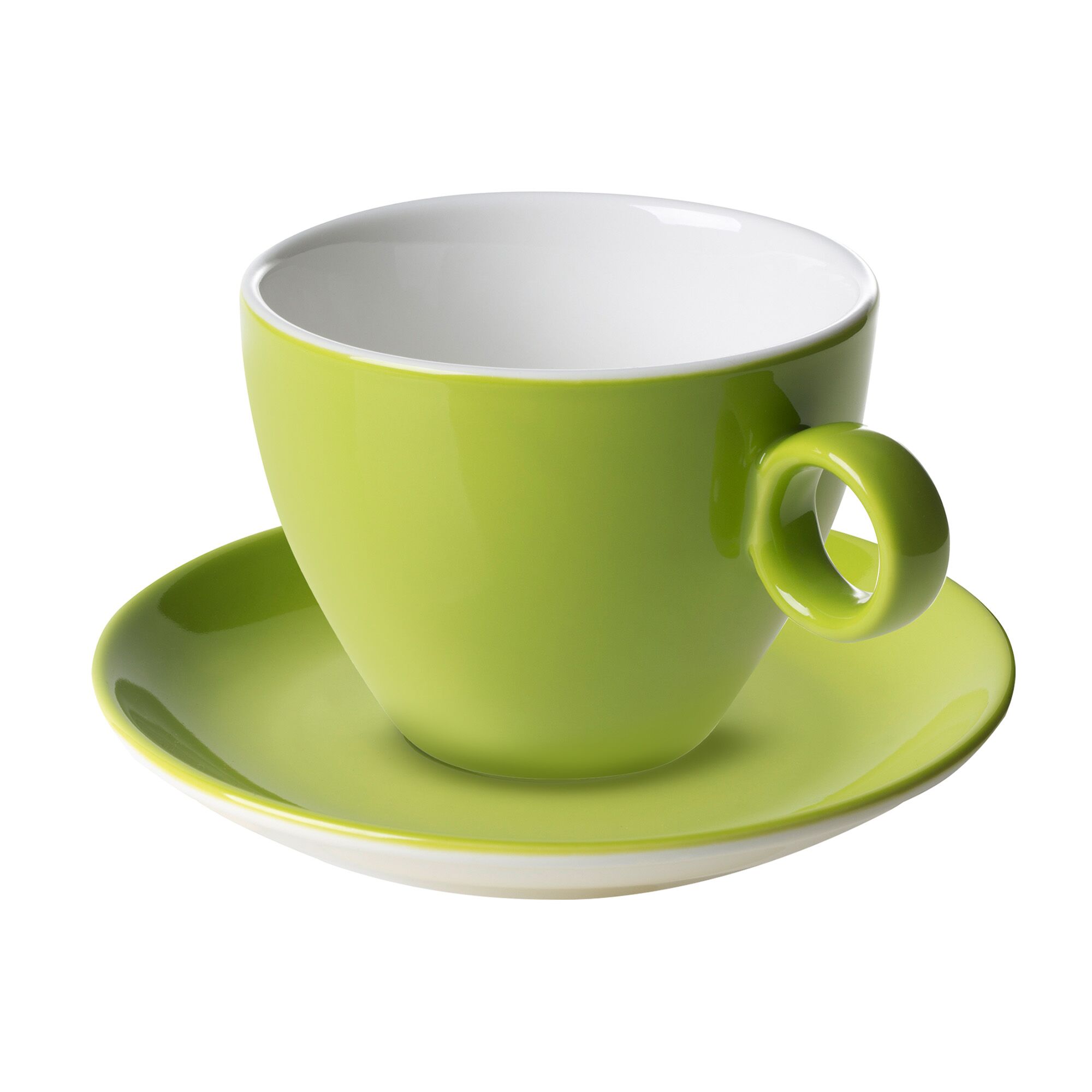 (6 pièces) BART COLOUR CAFE – Sous-tasse à cappuccino – Ø 155 mm – Vert citron