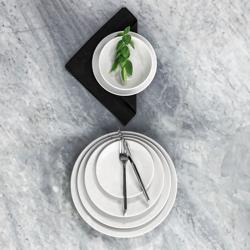 (6 pieces) SELTMANN WEIDEN | Coup Fine Dining Side Plates – Flat – White Porcelain – Oven & Microwave-safe