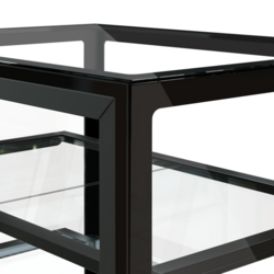 Koelvitrine & Gebaksvitrine - 1500mm - Dubbele beglazing - met 2 planken