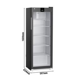LIEBHERR | Réfrigérateur PERFORMANCE - 347 litres - Intérieur en plastique - Avec 1 porte en verre - Noir