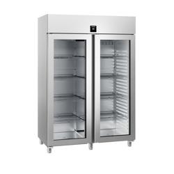 LIEBHERR | Hűtőszekrény rozsdamentes acél PERFECTION - 1096 liter - GN 2/1 - rozsdamentes acél belső - 2 üvegajtóval
