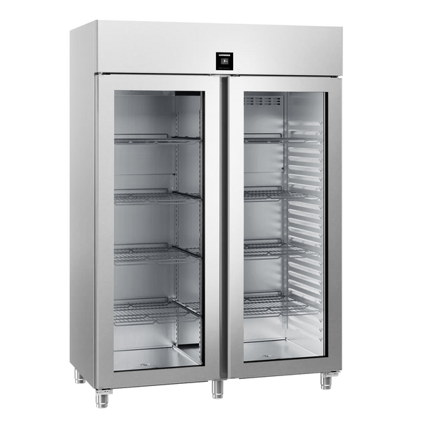 LIEBHERR | Hűtőszekrény rozsdamentes acél PERFECTION - 1096 liter - GN 2/1 - rozsdamentes acél belső - 2 üvegajtóval