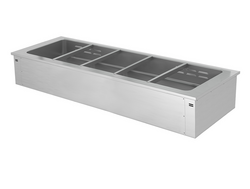Встраиваемая Водяная  Баня  (Bain-marie) 1,8м - 5x GN 1/1