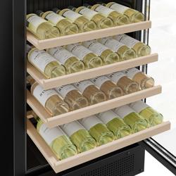 Commercial Beverage Display Fridge PREMIUM - Frameless - 345 L - 1 Glass Doors - Advertising Display