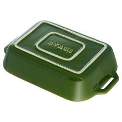 STAUB | CERAMIQUE - Ovenschaal - 200x160mm - Keramiek - Basilicumgroen