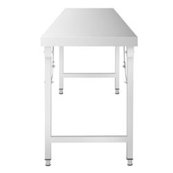 RVS werktafel - inklapbaar - 2000x700mm