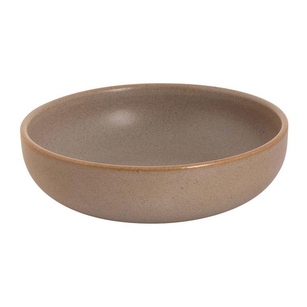 (6 szt.) SANDY LOAM - Talerz głęboki - Steinzeug - Ø 160mm - Szary