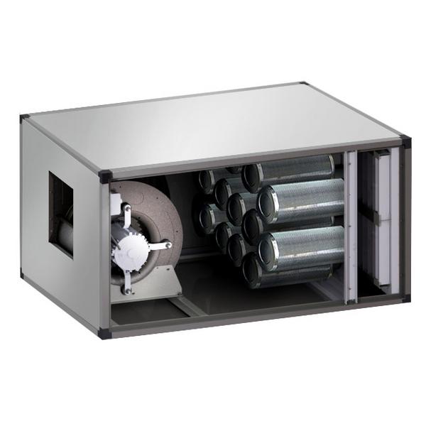 Geurfilterkast met motor - 4400m³/u - met voorfilter & koolstoffilter