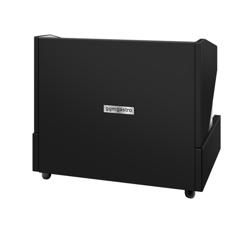 Commercial 1-Group Espresso Machine - Pre-Infusion, Plumbed-In, 2 kW, 220-240V - Black/Silver, Includes 6kg coffee