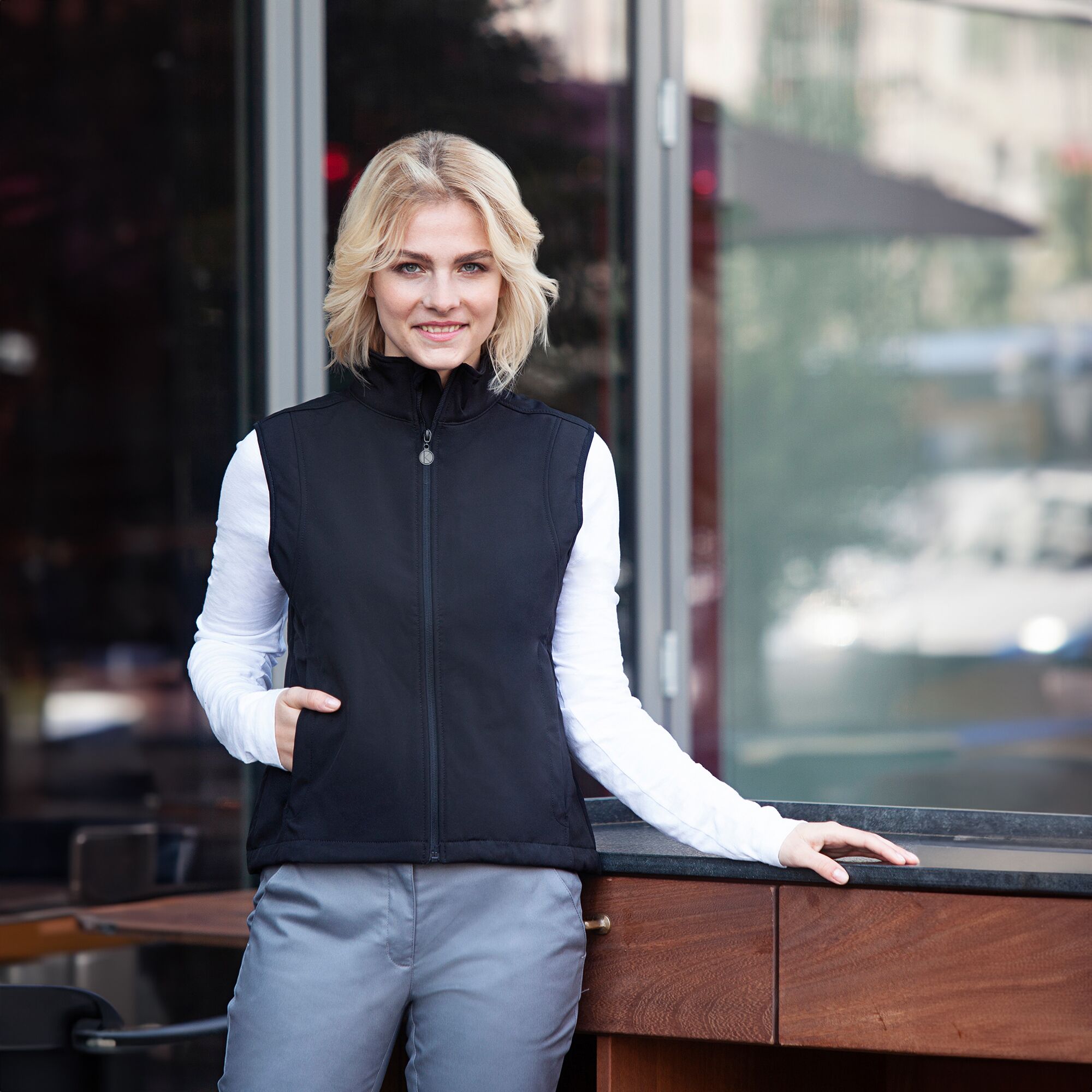 KARLOWSKY | Gilet Softshell femme Classic - Marine - Taille : 3XL
