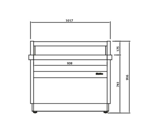 Table de caisse – 1050 mm