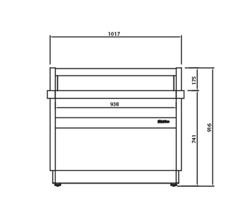 Banco cassa Serie RIGA - 1058x990mm