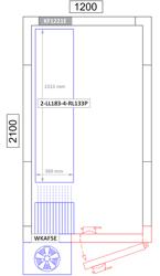 Regał aluminiowo‑polipropylenowy - 1315x360x1800mm - 4 półek - Nośność: 600kg