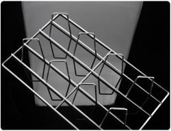 Tavuk tutucu - GN 1/1 - 530x325mm - 8 adet - paslanmaz çelik tel - Standart CE