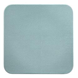 (6 pieces) SELTMANN WEIDEN | Porcelain Coupe Dinner Plates – Turquoise - 260x260 mm - Flat - Square