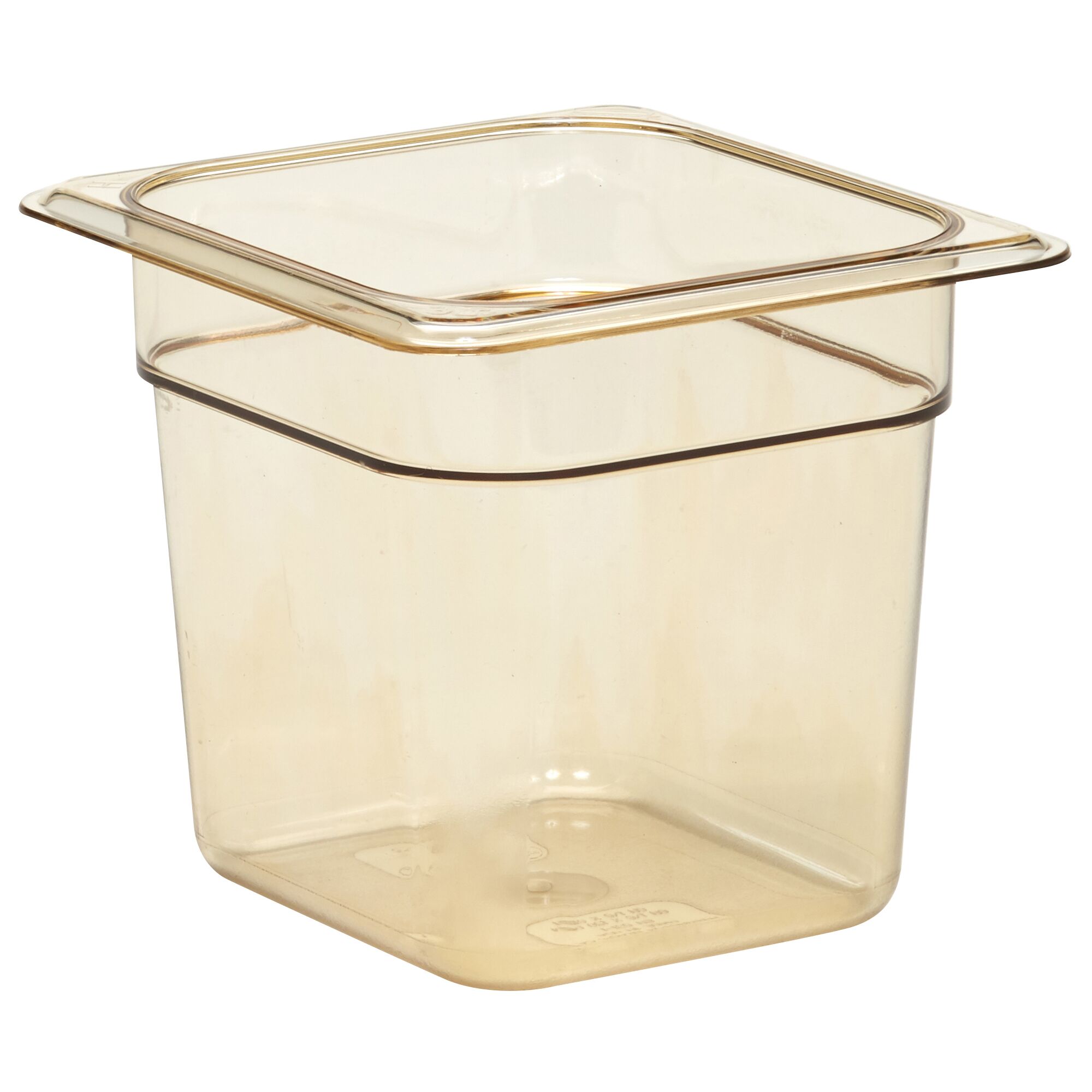 (6 pièces) CAMBRO | H-PAN™ - Conteneurs GN 1/6 résistants à la chaleur - Ambre - Hauteur : 150 mm