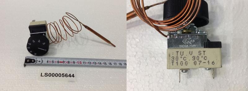 Thermostat for heating cabinet WSR, WDR & WSI