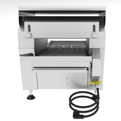 Grelha elétrica de passagem - 0,47x1,15m - 3,6kW - 12 queimadores