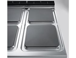 موقد كهربائي LORENZO 900 - 800x900mm - 14 kW - 4 مناطق طهي - يشمل فرن كهربائي ساكن - 7,5 kW