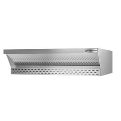 Cappa per forno per pizza - 1120x1060x300mm | 0,07kW - con motore | acciaio zincato | materiali resistenti al calore | facile da montare e pulire - compatibile con GEP4