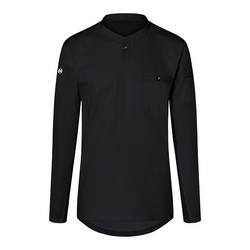 KARLOWSKY | Performance - 3XL :قميص عمل رجالي بأكمام طويلة - أسود - المقاس (قطع x6)