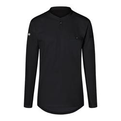 (6 piezas) Karlowsky - camisa de trabajo de manga larga para hombre - negra - talla: 3XL