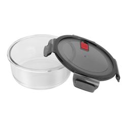 ZWILLING | Gusto Round Borosilicate Glass Food Container – 1.3 L - Airtight, Leakproof - Lid not microwave/oven-safe