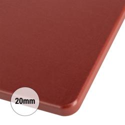 Snijplank - 325x530mm - Dikte 20mm - Bruin
