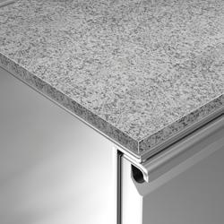 Commercial Saladette Counter PREMIUM - 1368mm - 368L - 3 doors - with square glass canopy for 8 x GN 1/6