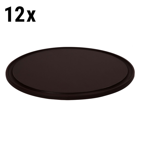 (12 piezas) Plato de polietileno para pizza - Ø 380mm
