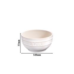 STAUB | CERAMIQUE - Ciotola - Ø 140mm - Ceramica - Bianco avorio