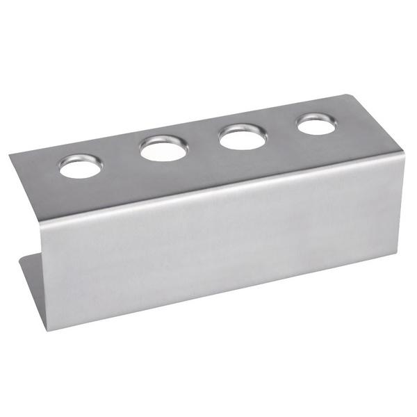 Stojak na rożki do lodów ze stali nierdzewnej - na 4 wafli - 2x Ø26 i 2x Ø31mm