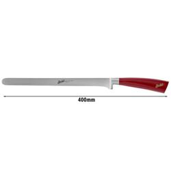BERKEL | Elegance Ham Knife – 26 cm Flexible Blade - Red Resin Handle